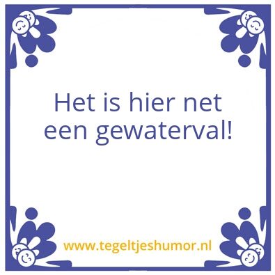 Tegeltje: X