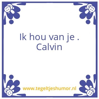 Tegeltje: hvj