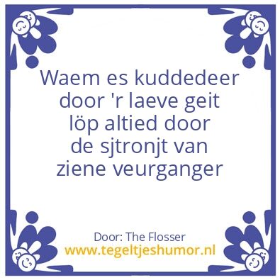 Tegeltje: overige
