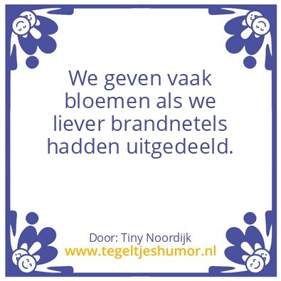 Tegeltje: stekelig