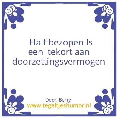 Tegeltje: Berry