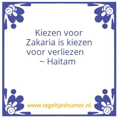 Tegeltje: Quote van het jaar