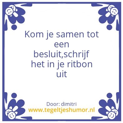 Tegeltje: scholing