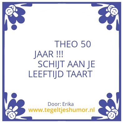 Tegeltje: THEO