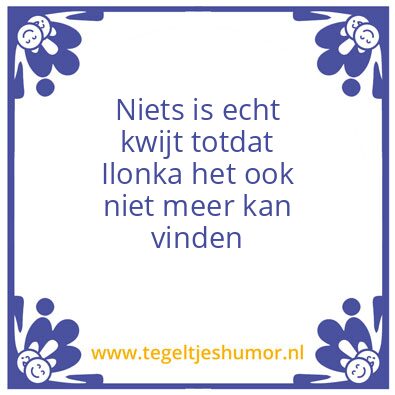 Tegeltje: Ilonka