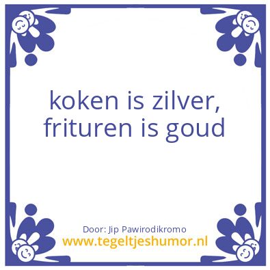 Tegeltje: Zilver / goud