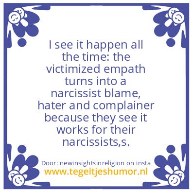 Tegeltje: the victimized empath