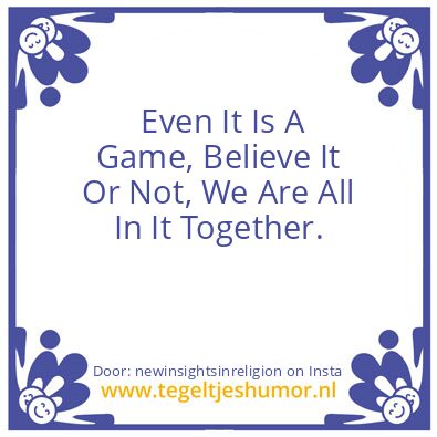 Tegeltje: Confession of Consciousnes ..