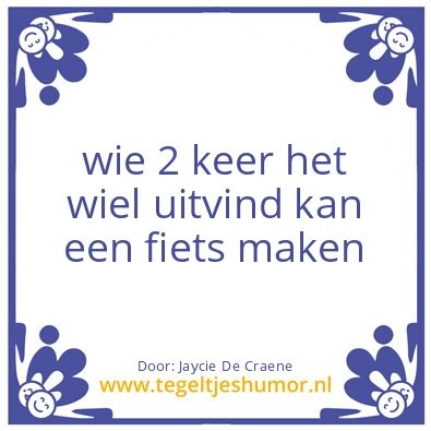 Tegeltje: wiel