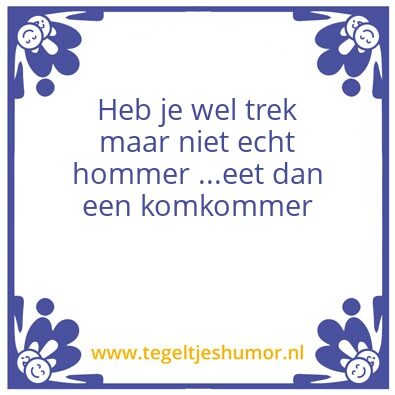 Tegeltje: komkommer