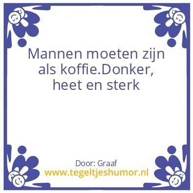 Tegeltje: Mannen