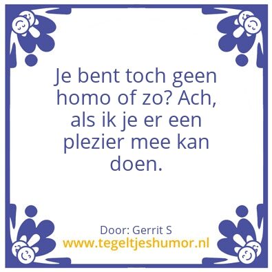 Tegeltje: Ik ben Gerrit