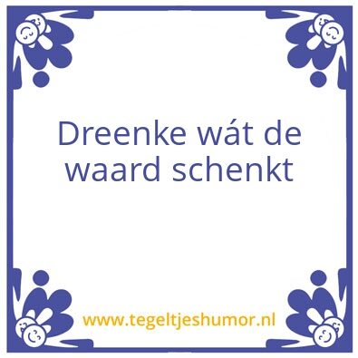 Tegeltje: Wiskyaovend