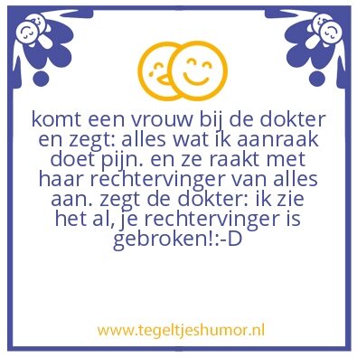 Tegeltje: haha