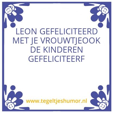 Tegeltje: Humor