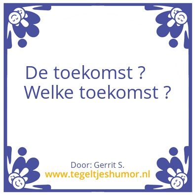 Tegeltje: Ik ben Gerrit.