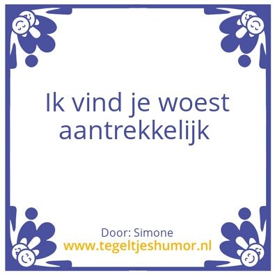 Tegeltje: Lieve Arie