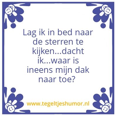 Tegeltje: sterren