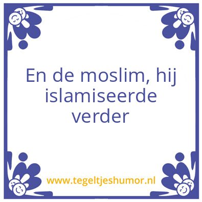 Tegeltje: moez