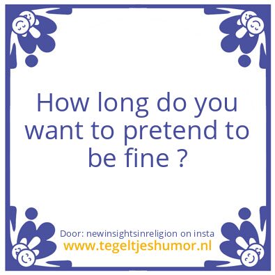 Tegeltje: Now You Know