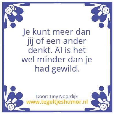 Tegeltje: Natuurtalent