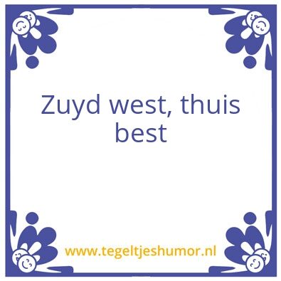 Tegeltje: Zuyd