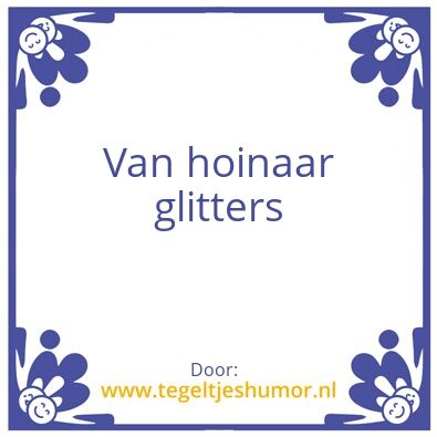 Tegeltje: Tegeltje
