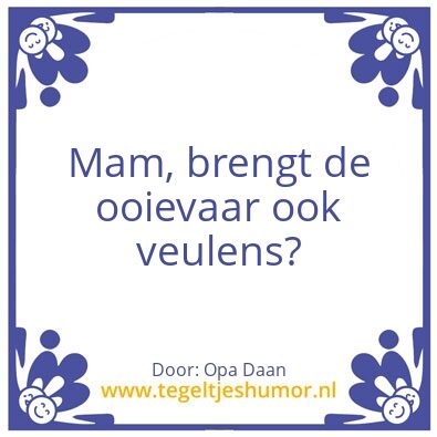 Tegeltje: opa