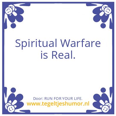 Tegeltje: RUN FOR YOUR LIFE.