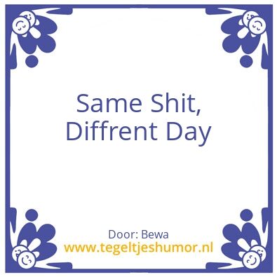 Tegeltje: Bewa