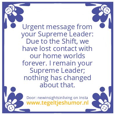 Tegeltje: Your Supreme Leader