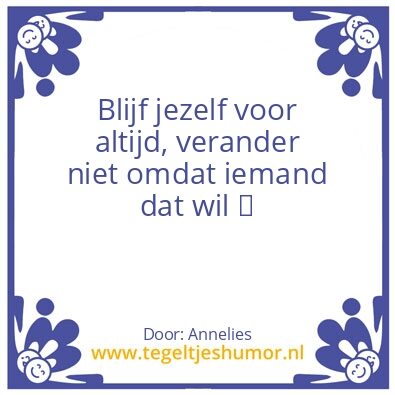 Tegeltje: Jezelf