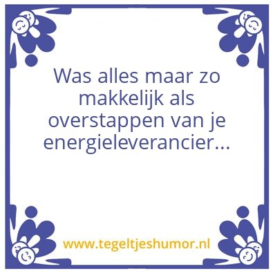 Tegeltje: NRG