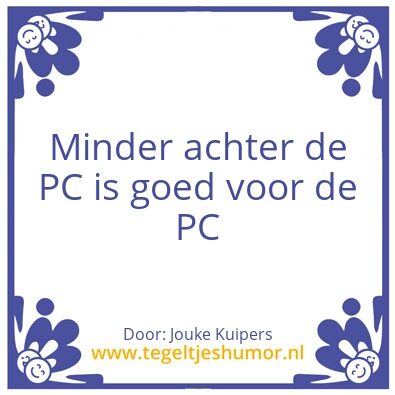 Tegeltje: PC