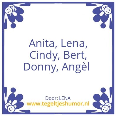 Tegeltje: Familie app