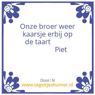 Tegeltje: 11november
