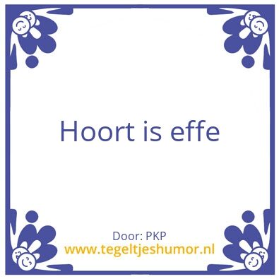 Tegeltje: PKP