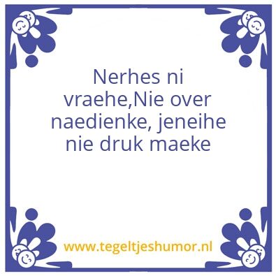 Tegeltje: jacco