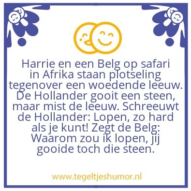 Tegeltje: De leeuw