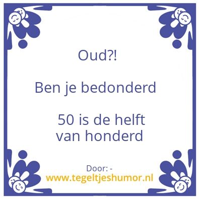 Tegeltje: –