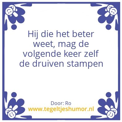 Tegeltje: Weten