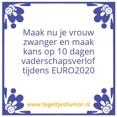 Tegeltje: Uefa2020