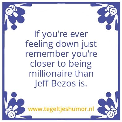 Tegeltje: Money blues