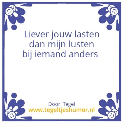 Tegeltje: Tegel
