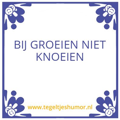 Tegeltje: Puppy groei