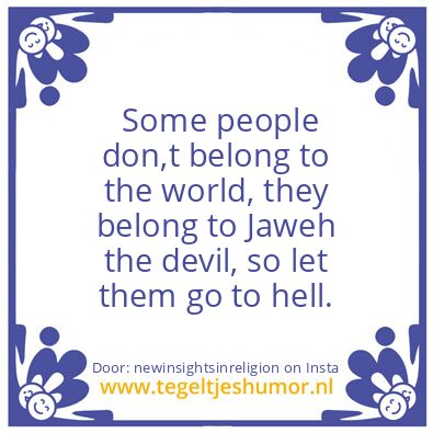 Tegeltje: Some people..