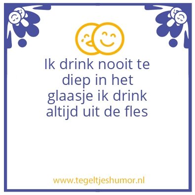 Tegeltje: de mop van amber