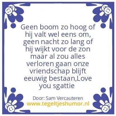 Tegeltje: Sylke