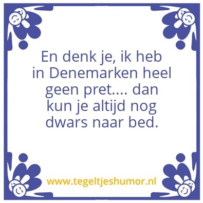 Tegeltje: Spreuk van de dag