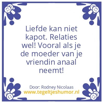 Tegeltje: Liefde